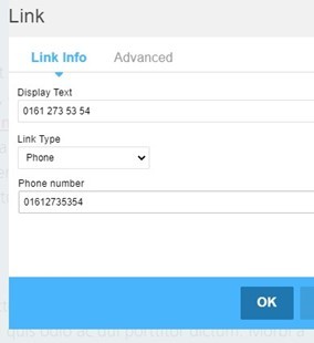 Link info screenshot