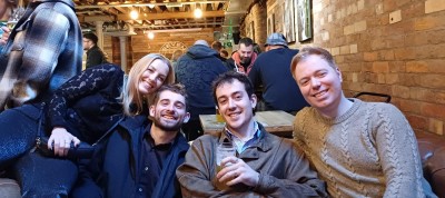 Members of the team smiling at the camera