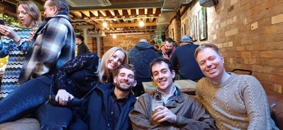 Members of the team smiling at the camera