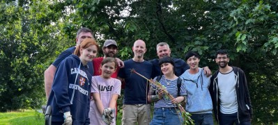 Frank Team on volunteering day